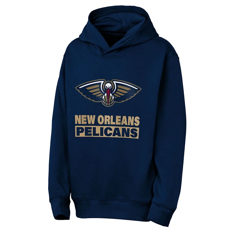 Youth Outerstuff New Orleans Pelicans Back To The Basics Hoodie