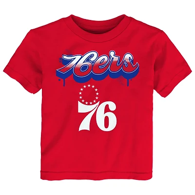 Youth Philadelphia 76ers Bubbly Script T-Shirt