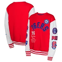 Youth Philadelphia 76ers Star Treatment Pullover Sweatshirt