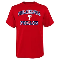 Youth Philadelphia Phillies Heart  Soul T-Shirt