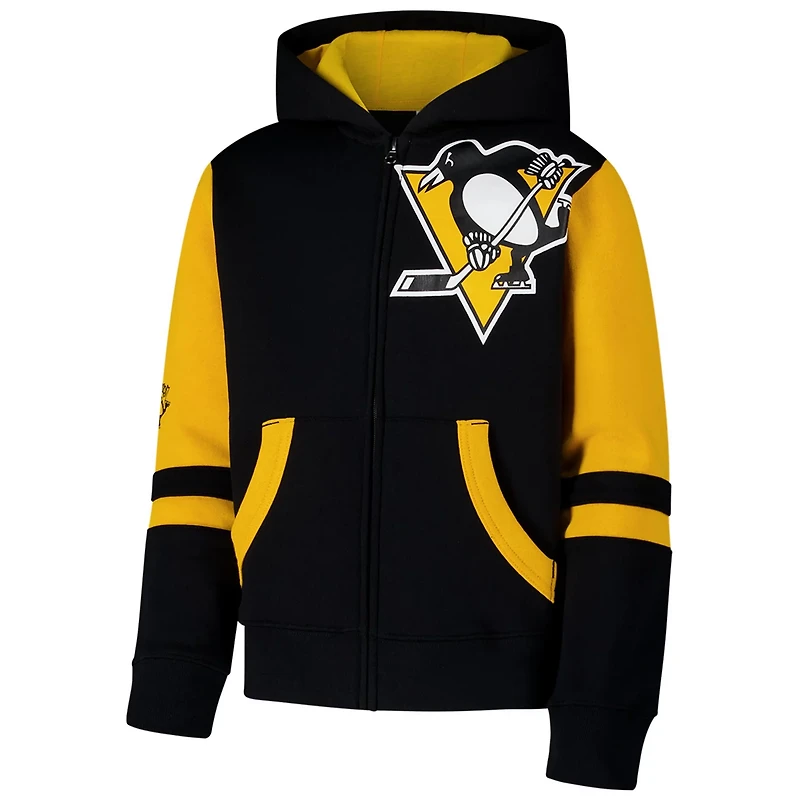 Youth Pittsburgh Penguins Face Off Full-Zip Hoodie
