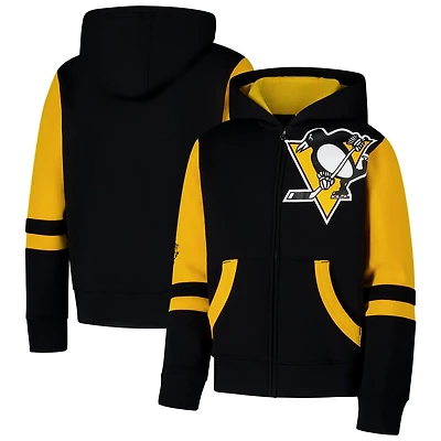 Youth Pittsburgh Penguins Face Off Full-Zip Hoodie