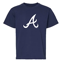 Youth Soft as a Grape Gray Atlanta Braves Two-Pack T-Shirt Set