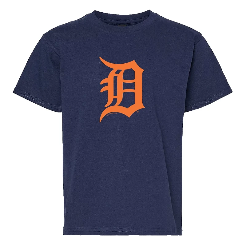 Youth Soft as a Grape Heather Gray Detroit Tigers Two-Pack T-Shirt Set