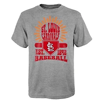 Youth St Louis Cardinals Sun Burst T-Shirt
