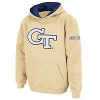 Youth Stadium Athletic Georgia Tech Yellow Jackets Big Logo Pullover Hoodie