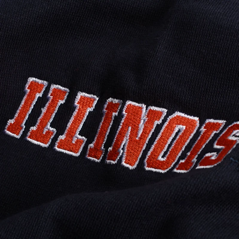 Youth Stadium Athletic Illinois Fighting Illini Big Logo Pullover Hoodie