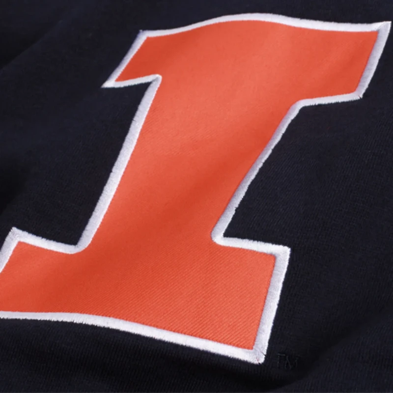 Youth Stadium Athletic Illinois Fighting Illini Big Logo Pullover Hoodie