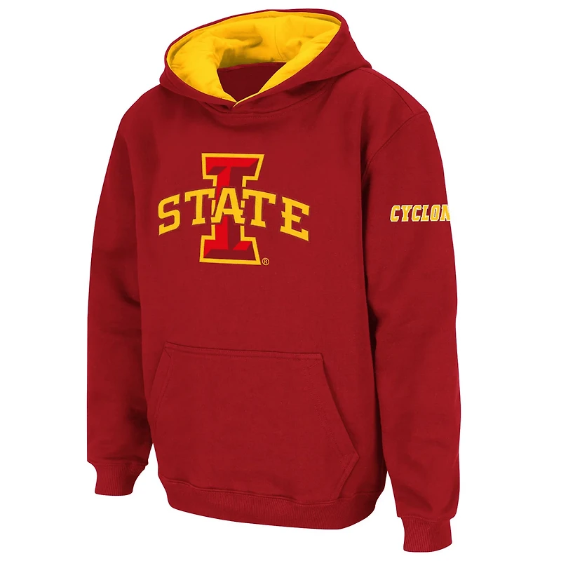 Youth Stadium Athletic Iowa State Cyclones Big Logo Pullover Hoodie