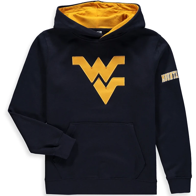 Youth Stadium Athletic West Virginia Mountaineers Big Logo Pullover Hoodie