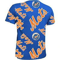 Youth Stitches New York Mets Allover Team T-Shirt