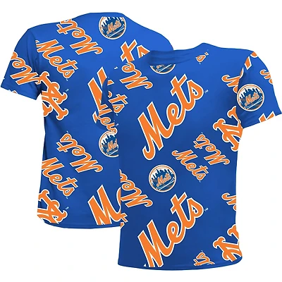 Youth Stitches New York Mets Allover Team T-Shirt
