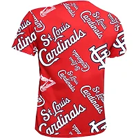 Youth Stitches St Louis Cardinals Allover Team T-Shirt
