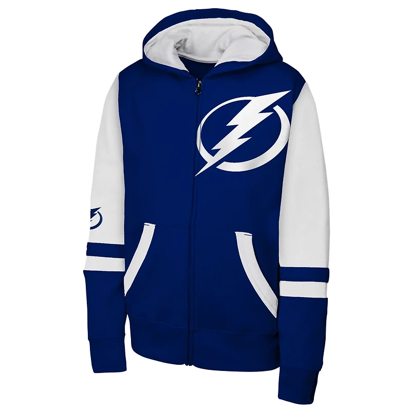 Youth Tampa Bay Lightning Face Off Full-Zip Hoodie