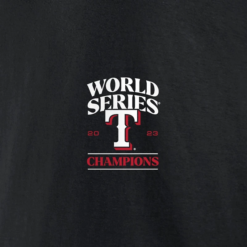 Youth Texas Rangers 2023 World Series Champions Signature Roster T-Shirt