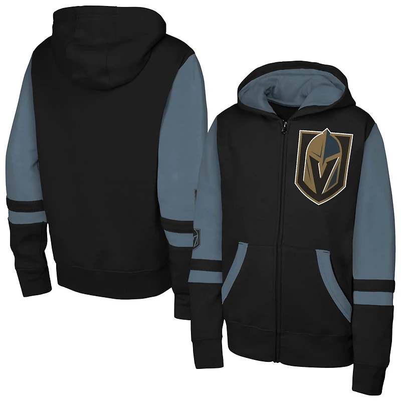Youth Vegas Golden Knights Face Off Full-Zip Hoodie