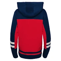 Youth Washington Capitals Ageless Revisited Lace-Up V-Neck Pullover Hoodie