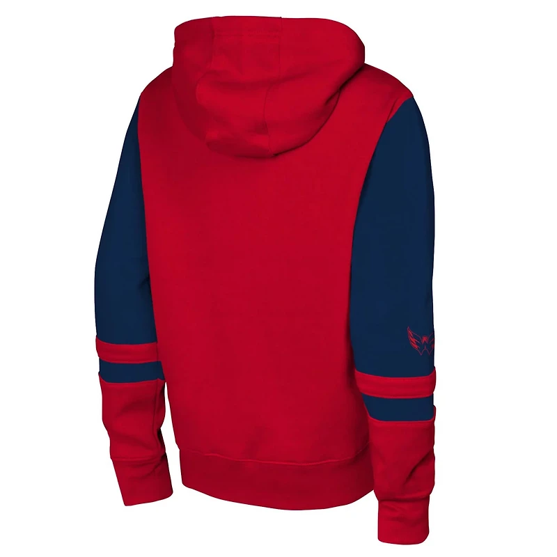 Youth Washington Capitals Face Off Full-Zip Hoodie