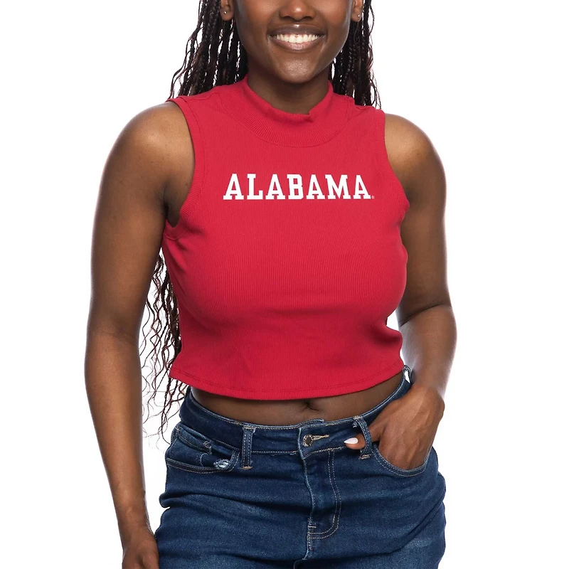 ZooZatz Alabama Tide Cropped Tank Top