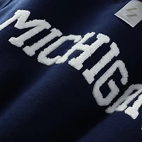 ZooZatz Michigan Wolverines Chenille Cropped Sweatshirt