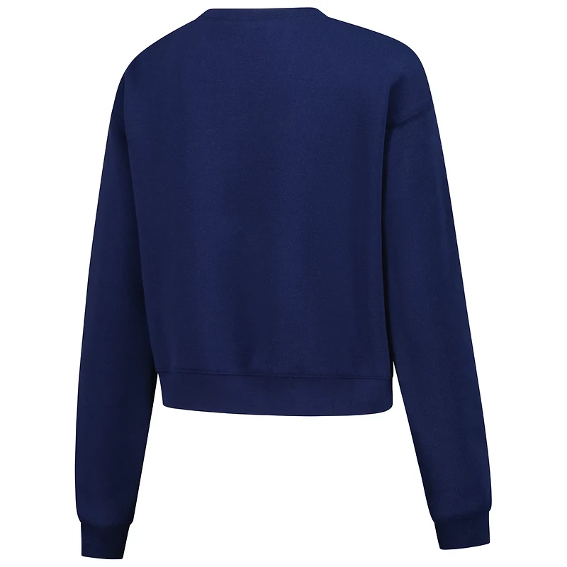 ZooZatz Michigan Wolverines Chenille Cropped Sweatshirt