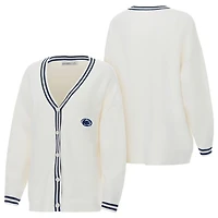 ZooZatz Penn State Nittany Lions Striped Knit Button-Up Cardigan