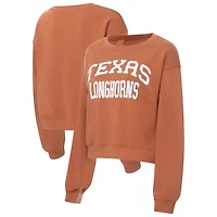 ZooZatz Texas Texas Longhorns Chenille Cropped Sweatshirt