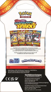 Pokémon TCG SV8 Surging Sparks Expansion Sleeved Booster