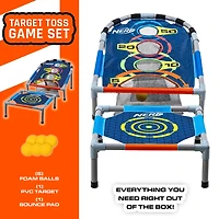 NERF Kids Bounce N Score Target Toss Game Set