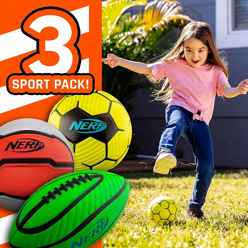 NERF Mini Foam Sports Ball Set