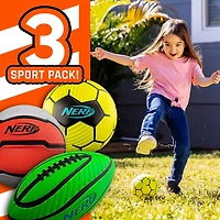 NERF Mini Foam Sports Ball Set