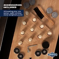 American Legend Brookdale 9’ LED Light Up Shuffleboard Table