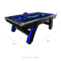 Atomic Indiglo 90" LED Air Hockey Table