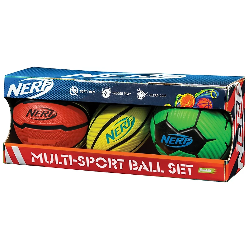 NERF Multi Sport Ball 3-Pack