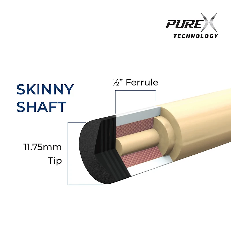 Pure X 2-Piece Pool Cue