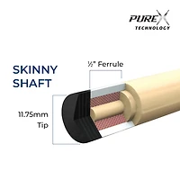 Pure X 2-Piece Pool Cue