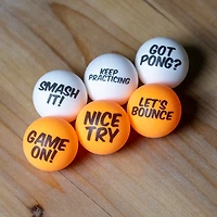 Stiga 1-Star Smash Talk Table Tennis Balls 6-Pack