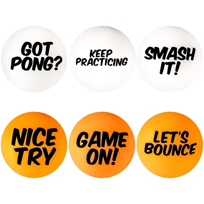 Stiga 1-Star Smash Talk Table Tennis Balls 6-Pack