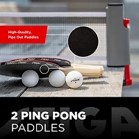 Stiga Anywhere Retractable Net Table Tennis Set