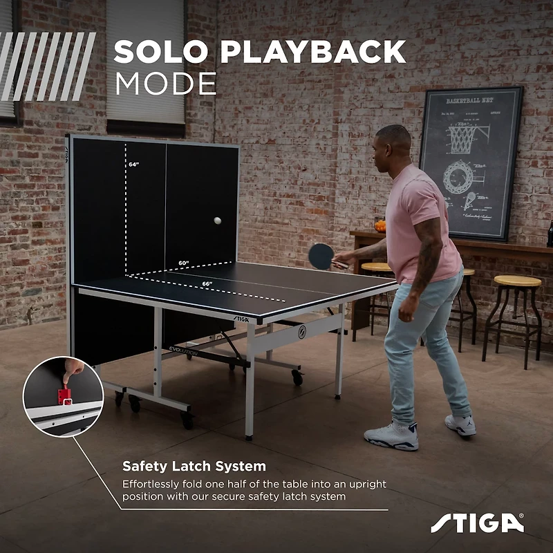 STIGA Evolution Indoor Table Tennis Table
