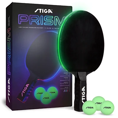 Stiga Prism LED Color Changing Racket Set