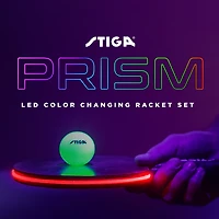 Stiga Prism LED Color Changing Racket Set