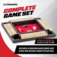 Triumph 4-Player Shut the Box Board Game