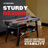 Triumph 54" Fire 'n Ice Air Hockey Table