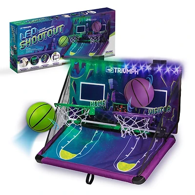 Triumph Arcade Adventures Over-the-Door LED Basketball Hoop