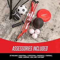 Triumph Sports Adventures 6-in-1 Sports Tower