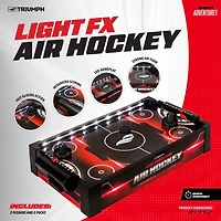 Triumph Sports Adventures LED Tabletop Air Hockey