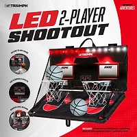 Triumph Sports Adventures Over the Door LED Basketball Shootout
