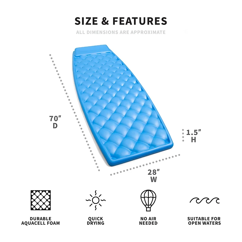 Big Joe Vinyl Floating Lounger