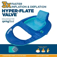 SwimWays Spring Float Recliner Pool Lounger